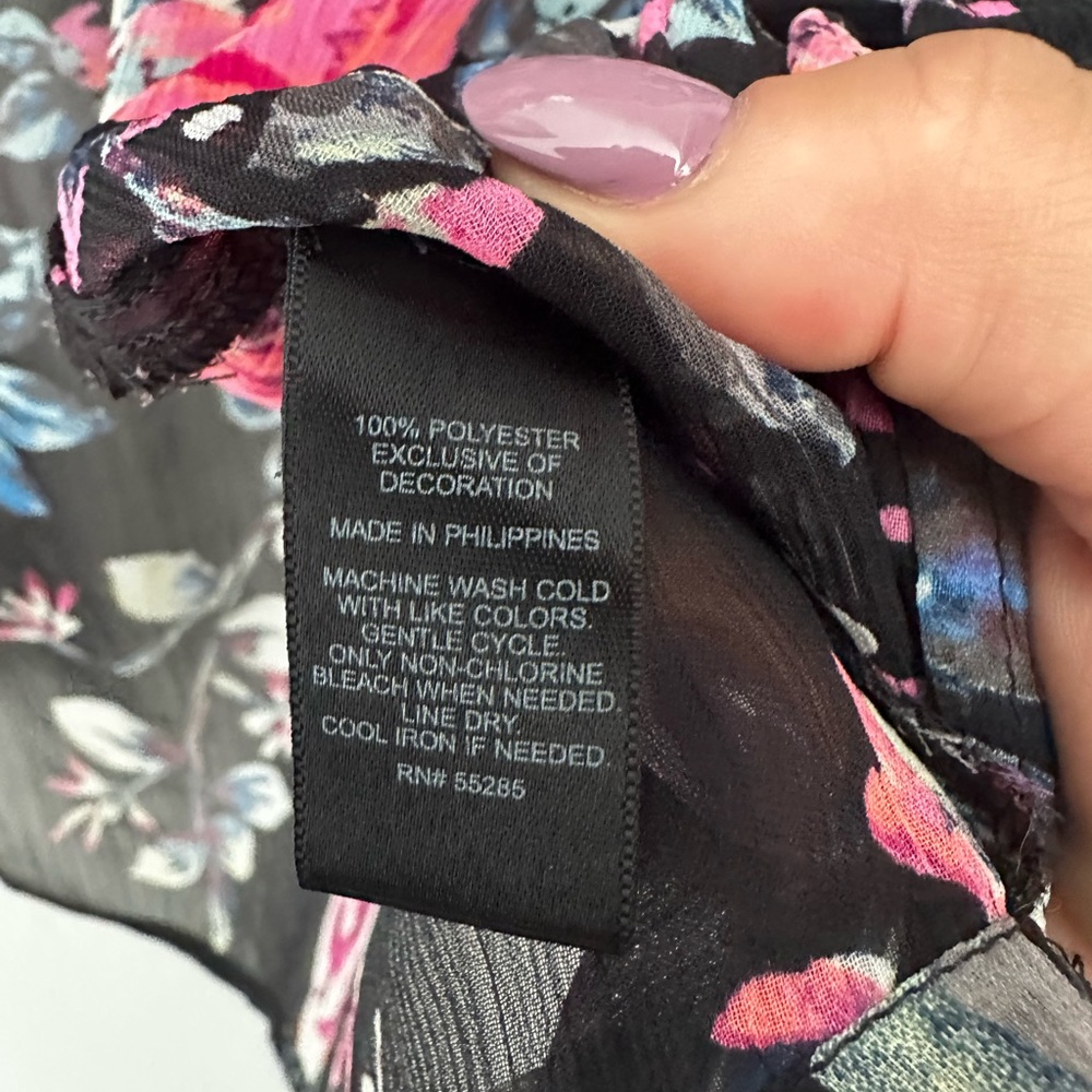 Express M Floral Kimono - Picture 4 of 5